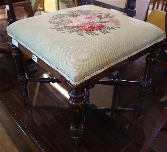 Upholstered foot stool